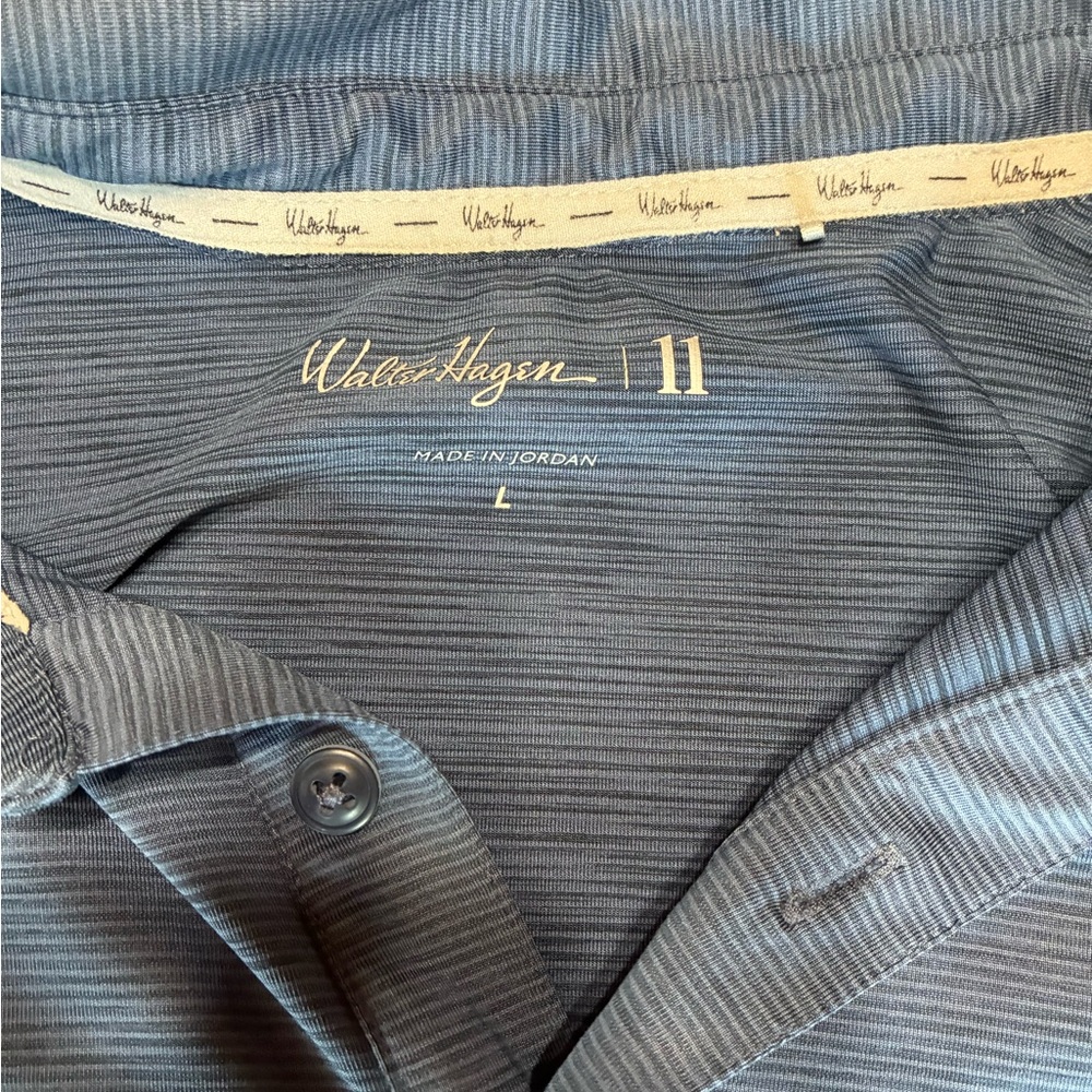 Walter Hagen Blue Polo Shirt